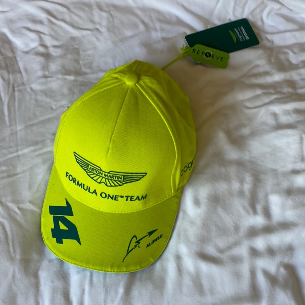 Formula One Team Neon Yellow Cap